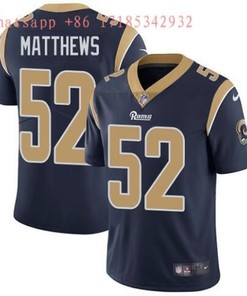 Los Angeles Rams Clay Matthews Iii #52 2020 Nfl Black Jersey Jersey - Robokeg