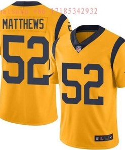 Los Angeles Rams Clay Matthews Iii #52 2020 Nfl Gold Jersey Jersey - Robokeg