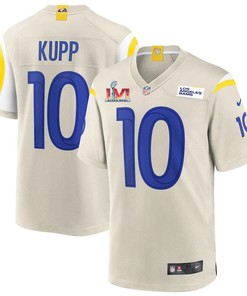 Los Angeles Rams Cooper Kupp 10 2022 Nfl Superbowl Lvi Match White Jersey Gift For Rams Fans - Robokeg