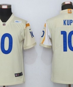 Los Angeles Rams Cooper Kupp #10 Nfl 2020 Beige Jersey - Robokeg