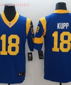 Los Angeles Rams Cooper Kupp #18 2020 Nfl Blue Jersey Jersey - Robokeg