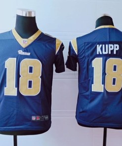 Los Angeles Rams Cooper Kupp #18 Nfl 2020 Navy Blue Jersey - Robokeg