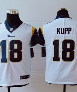 Los Angeles Rams Cooper Kupp #18 Nfl 2020 White Jersey - Robokeg