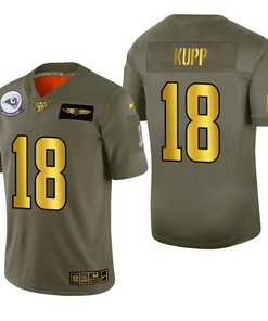 Los Angeles Rams Cooper Kupp 2019 Salute To Service Nfl 100 Mens Jersey Metallic - Robokeg