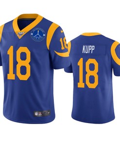 Los Angeles Rams Cooper Kupp Royal 100th Season L.a. Coliseum Patch Jersey - Robokeg