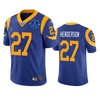Los Angeles Rams Darrell Henderson Royal 100th Season L.a. Coliseum Patch Jersey - Robokeg