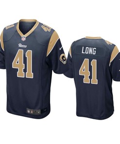 Los Angeles Rams David Long 2019 Nfl Draft Navy Game Jersey - Robokeg