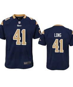 Los Angeles Rams David Long 2019 Nfl Draft Navy Game Youth Jersey - Robokeg
