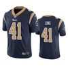 Los Angeles Rams David Long 2019 Nfl Draft Navy Vapor Limited Jersey - Robokeg