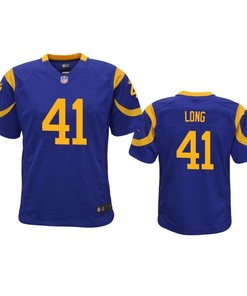 Los Angeles Rams David Long 2019 Nfl Draft Royal Game Youth Jersey - Robokeg