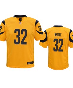 Los Angeles Rams Eric Weddle Gold Color Rush Game Jersey - Robokeg