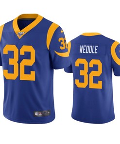 Los Angeles Rams Eric Weddle Royal 100th Season Vapor Limited Jersey - Robokeg