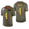 Los Angeles Rams Greg Zuerlein 2019 Salute To Service Nfl 100 Mens Jersey Metallic - Robokeg