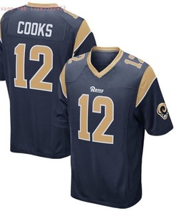 Los Angeles Rams In Cooks #12 2020 Nfl Black Jersey Jersey - Robokeg