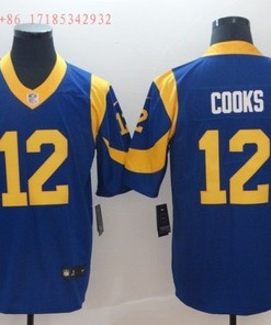 Los Angeles Rams In Cooks #12 2020 Nfl Blue Jersey Jersey - Robokeg