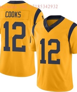 Los Angeles Rams In Cooks #12 2020 Nfl Gold Jersey Jersey - Robokeg