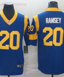 Los Angeles Rams Jalen Ramsey #20 2020 Nfl Blue Jersey Jersey - Robokeg