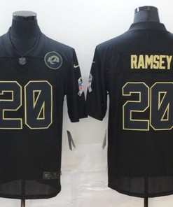 Los Angeles Rams Jalen Ramsey #20 Nfl 2020 Black Jersey - Robokeg