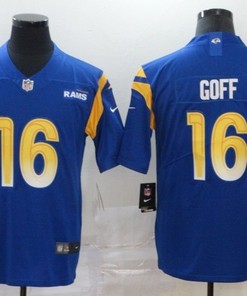 Los Angeles Rams Jared Goff #16 Nfl 2020 Blue Jersey - Robokeg