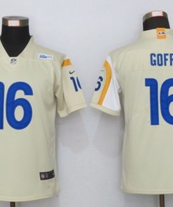 Los Angeles Rams Jared Goff #16 Nfl 2020 Gold Jersey - Robokeg