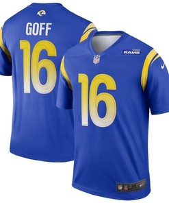 Los Angeles Rams Jared Goff #16 Nfl 2020 Indigo Jersey - Robokeg