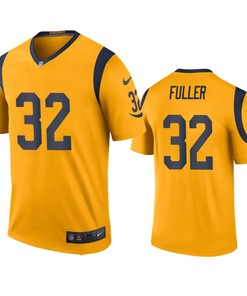 Los Angeles Rams Jordan Fuller Gold Color Rush Legend Jersey - Robokeg