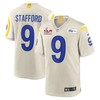 Los Angeles Rams Matthew Stafford 9 2022 Nfl Superbowl Lvi Match White Jersey Gift For Rams Fans - Robokeg
