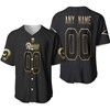 Los Angeles Rams Nfl American Football Black Golden Brandedition Vapor Limited Jersey Style Custom Gift For Rams Fans Baseball Jersey - Robokeg