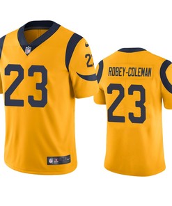 Los Angeles Rams Nickell Robey-coleman Gold Nike Color Rush Limited Jersey - Robokeg
