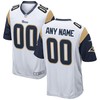 Los Angeles Rams Nike 2018 Custom Game Jersey - White - Robokeg