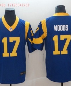 Los Angeles Rams Robert Woods #17 2020 Nfl Blue Jersey Jersey - Robokeg