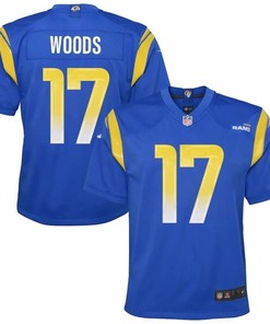 Los Angeles Rams Robert Woods #17 Nfl 2020 Blue Jersey - Robokeg