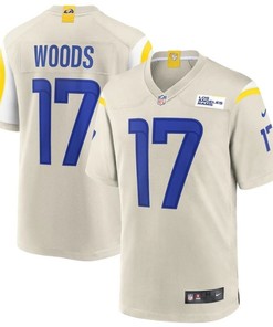 Los Angeles Rams Robert Woods #17 Nfl 2020 Gold Jersey - Robokeg