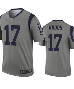 Los Angeles Rams Robert Woods Gray Inverted Legend Jersey - Robokeg