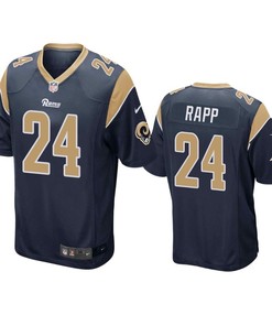 Los Angeles Rams Taylor Rapp 2019 Nfl Draft Navy Game Jersey - Robokeg