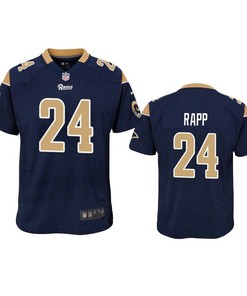 Los Angeles Rams Taylor Rapp 2019 Nfl Draft Navy Game Youth Jersey - Robokeg