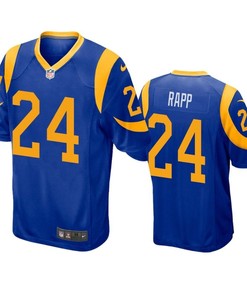 Los Angeles Rams Taylor Rapp 2019 Nfl Draft Royal Game Jersey - Robokeg