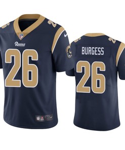 Los Angeles Rams Terrell Burgess Navy Vapor Limited Jersey - Robokeg
