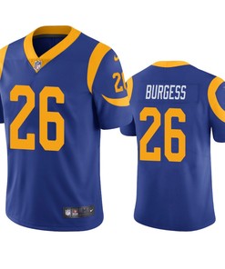 Los Angeles Rams Terrell Burgess Royal Vapor Limited Jersey - Robokeg