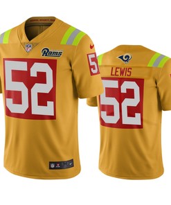 Los Angeles Rams Terrell Lewis Gold City Edition Vapor Limited Jersey - Robokeg