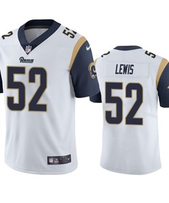 Los Angeles Rams Terrell Lewis White Vapor Limited Jersey - Robokeg