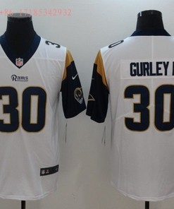 Los Angeles Rams Todd Gurley Ii #30 2020 Nfl White Jersey Jersey - Robokeg