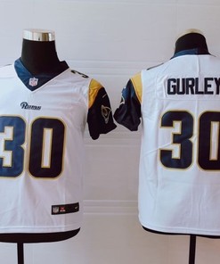 Los Angeles Rams Todd Gurley Ii #30 Nfl 2020 White Jersey - Robokeg