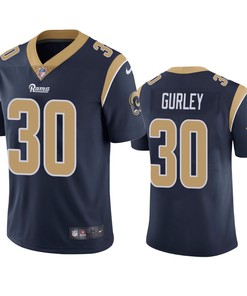 Los Angeles Rams Todd Gurley Navy Vapor Untouchable Limited Jersey - Robokeg