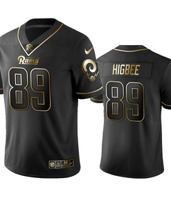 Los Angeles Rams Tyler Higbee Black Golden Edition 2019 Vapor Untouchable Limited Jersey - Mens - Robokeg