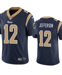 Los Angeles Rams Van Jefferson Navy 2020 Nfl Draft Vapor Limited Jersey - Robokeg