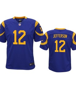 Los Angeles Rams Van Jefferson Royal 2020 Nfl Draft Game Jersey - Robokeg