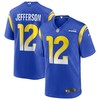 Los Angeles Rams Van Jefferson Royal 2020 Nfl Draft Pick Game Jersey - Robokeg