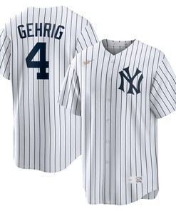 Lou Gehrig New York Yankees Home Cooperstown Collection Player Jersey - White Mlb - Robokeg