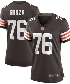 Lou Groza Cleveland Browns Womens Game Retired Player Jersey - Brown Nfl - Robokeg